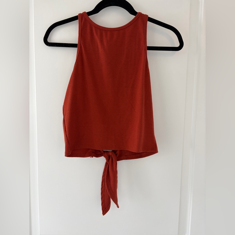 Rust Sleeveless Top